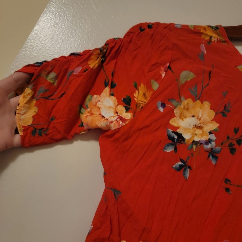 NEW Yumi Kim 'Flawless Romper' Floral Symphonay Red One Piece - Picture 6 of 12